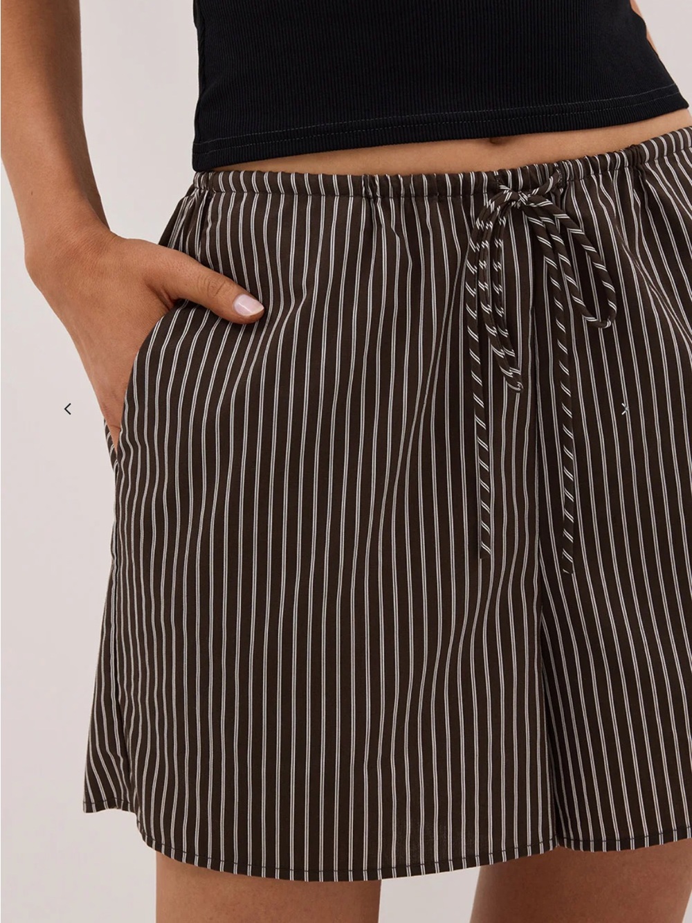 DISSH Palma Bitter Choc Silk Blend Short BNWT - Picture 4 of 5